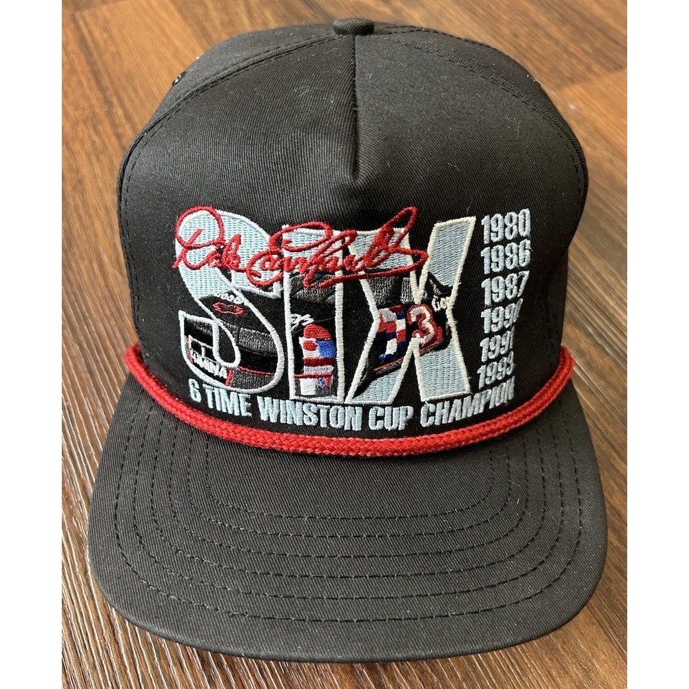 Vintage‎ Dale Earnhardt Sr Hat Six Time Winston Cup Champion Cap Hat Snapback